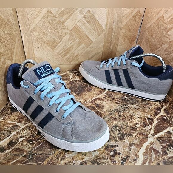 Adidas men's Neo fashion oldskool  gray shoes size 11.5.    355 - Picture 1 of 10